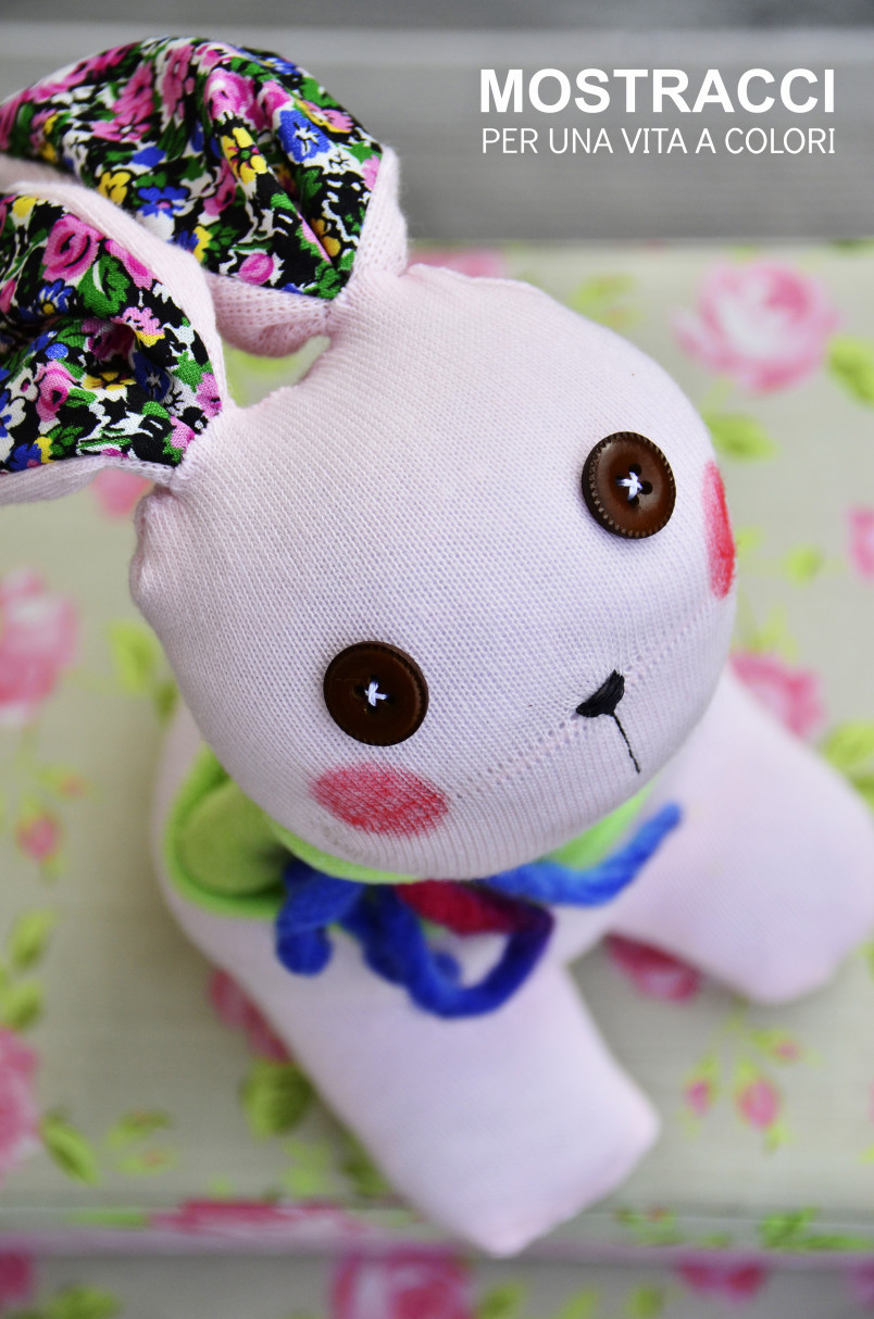 Make A Stuffed Easter Bunny From Old Socks